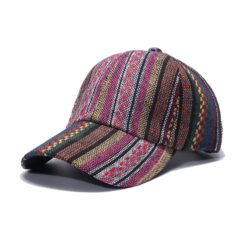 Gorra de béisbol de estilo étnico de estilo poliéster al por mayor